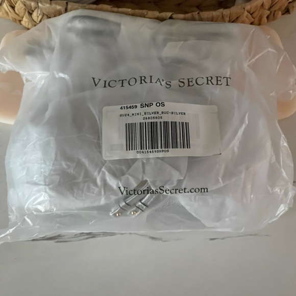 VICTORIA SECRET Mini Bucket Bag In Silver - Picture 13 of 15